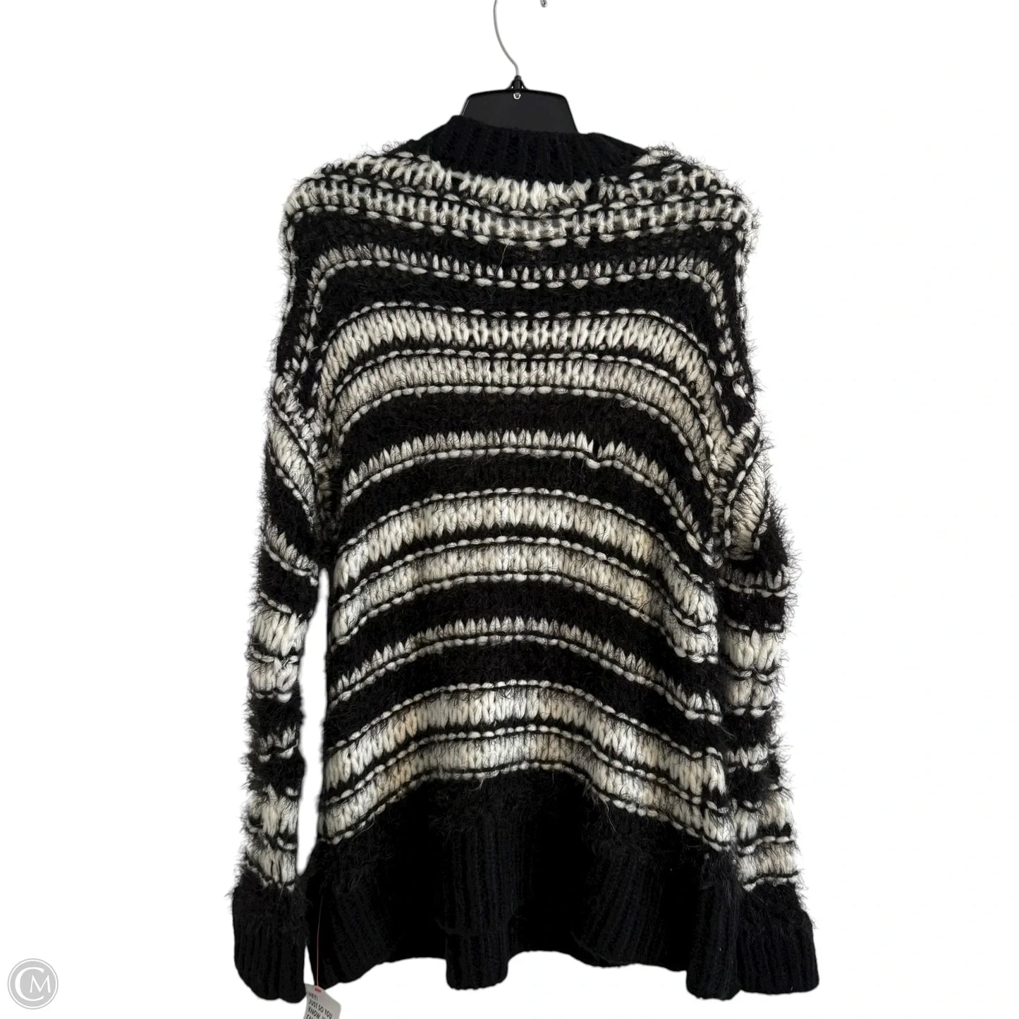 Sweater By Top Shop In Black & White, Size: S