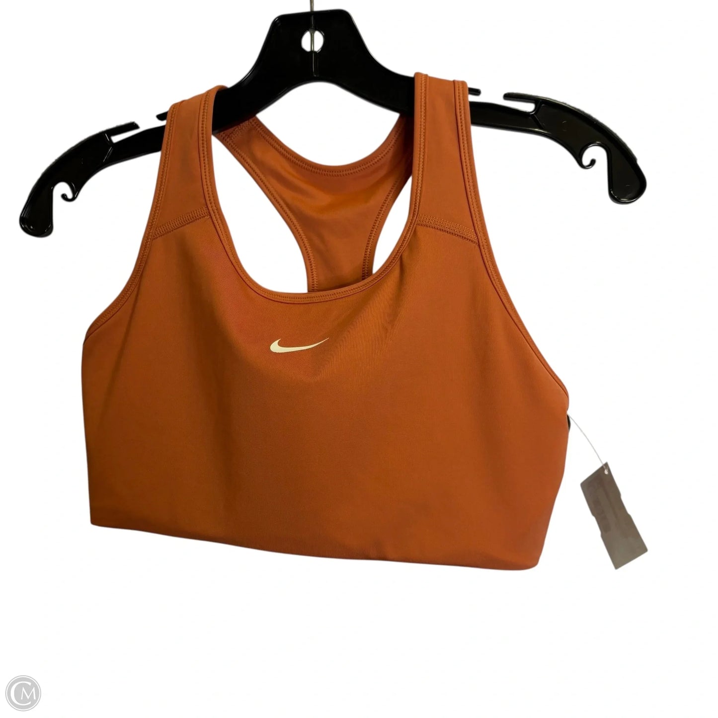 Athletic Bra By Nike Apparel In Orange, Size: M