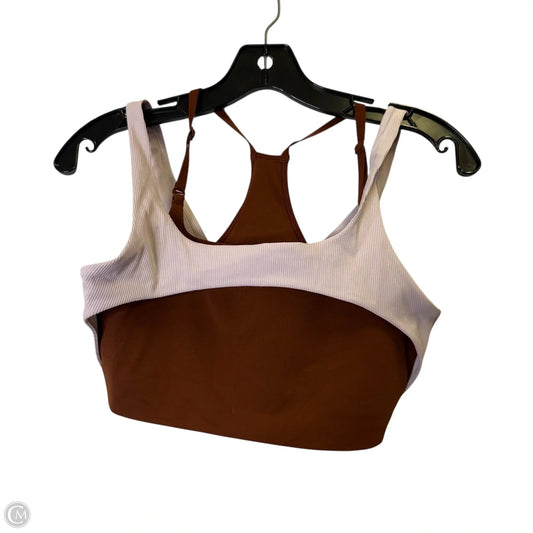 Athletic Bra By Nike Apparel In Orange & Pink, Size: M