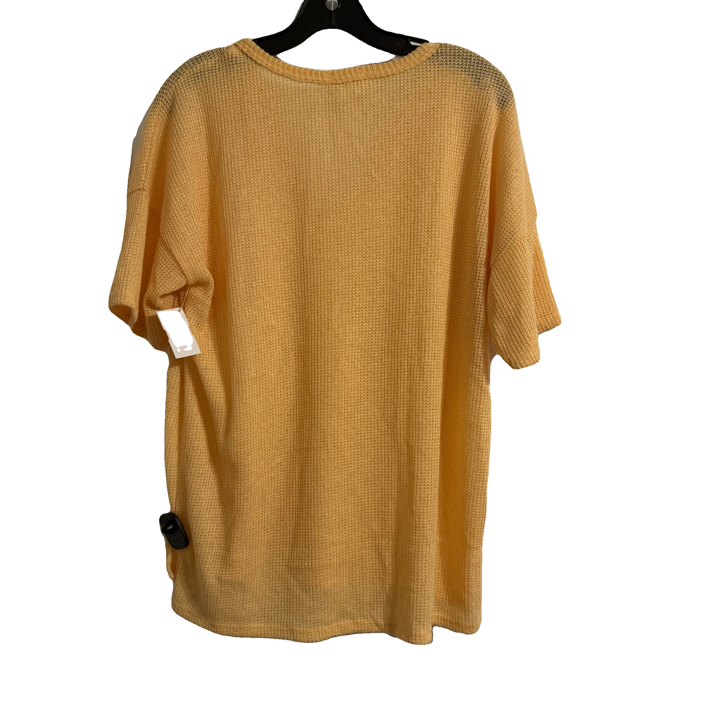 Top Short Sleeve By Bibi In Orange, Size: M