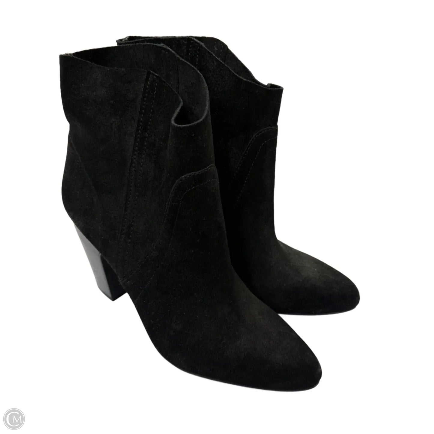 Boots Ankle Heels By Vince Camuto In Black, Size: 10