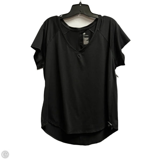 Athletic Top Short Sleeve By All In Motion In Black, Size: Xxl
