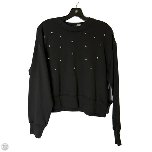 Sweatshirt Crewneck By Divided In Black, Size: S