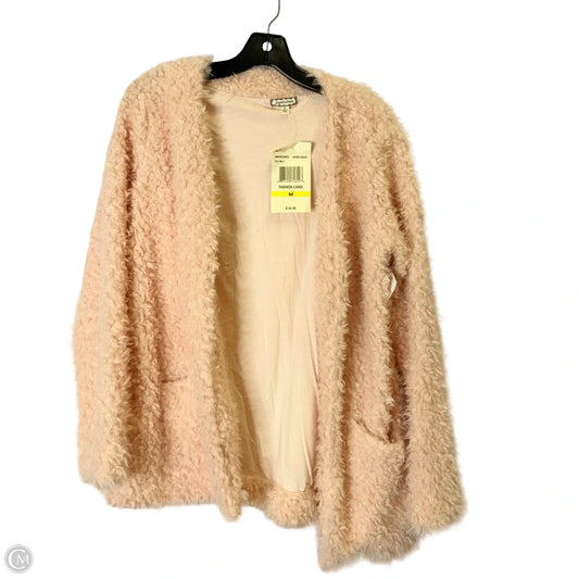 Jacket Faux Fur & Sherpa By Eyeshadow In Pink, Size: M