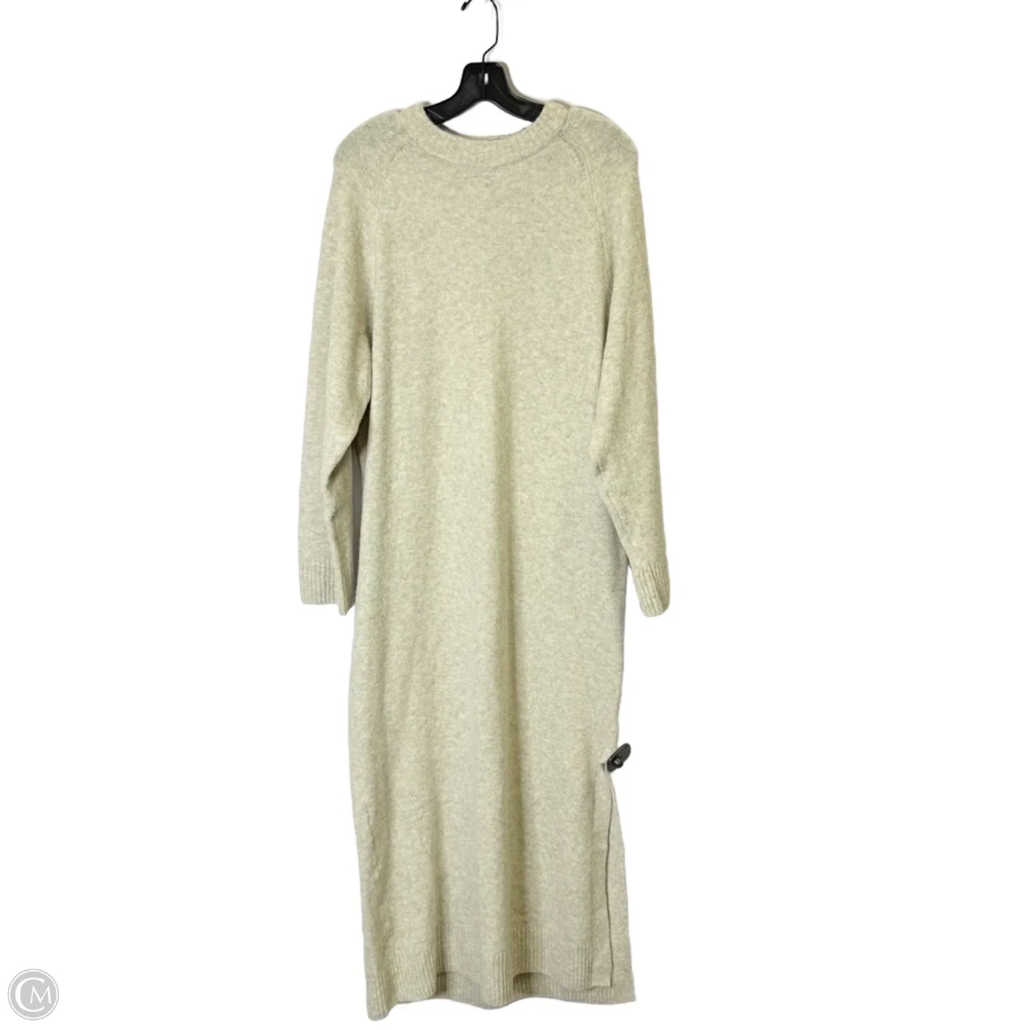 Dress Sweater By H&m In Tan, Size: Xs