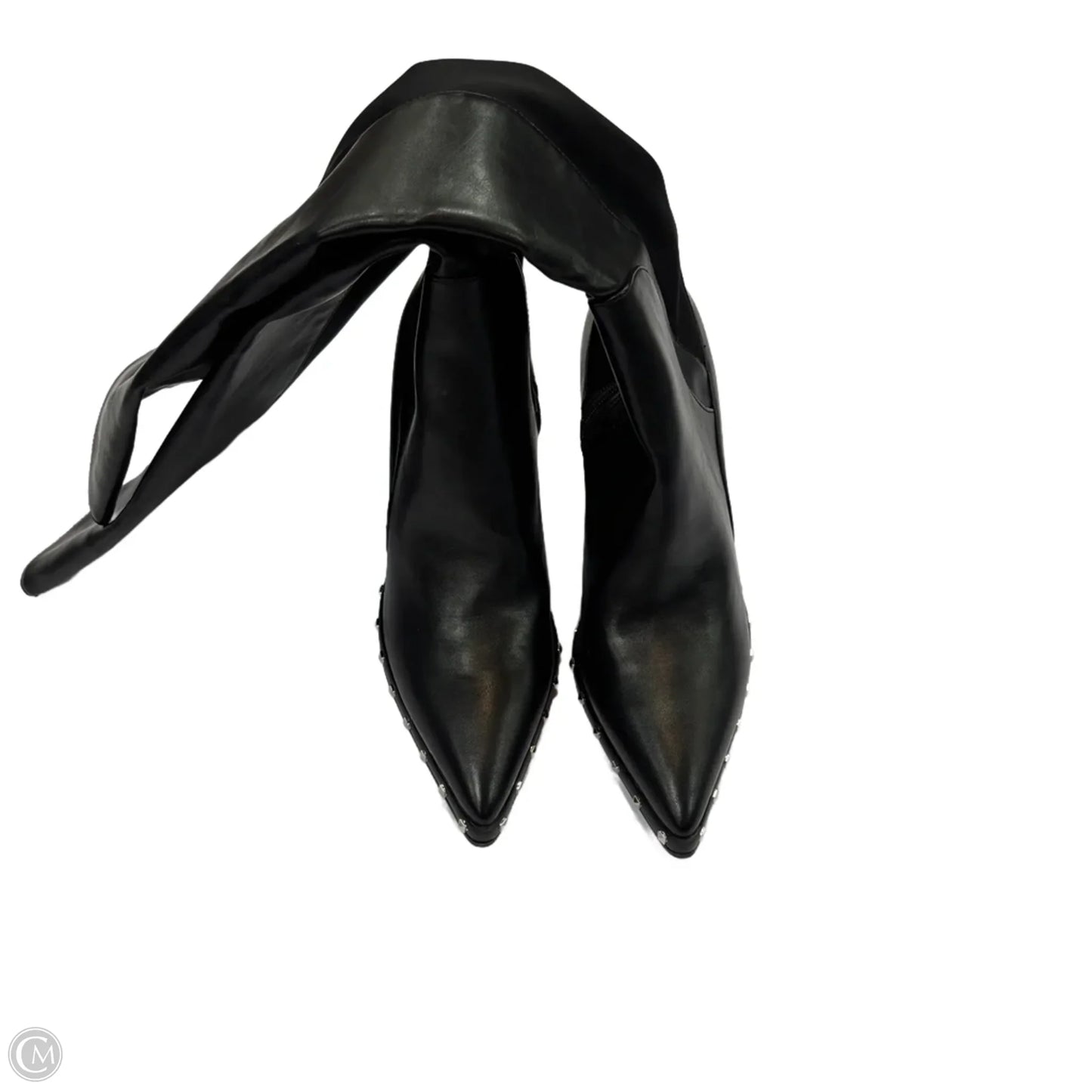 Boots Knee Heels By Charles By Charles David In Black, Size: 8