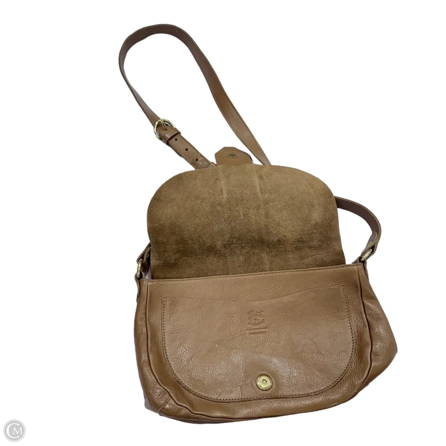 Crossbody Leather By Cma, Size: Medium