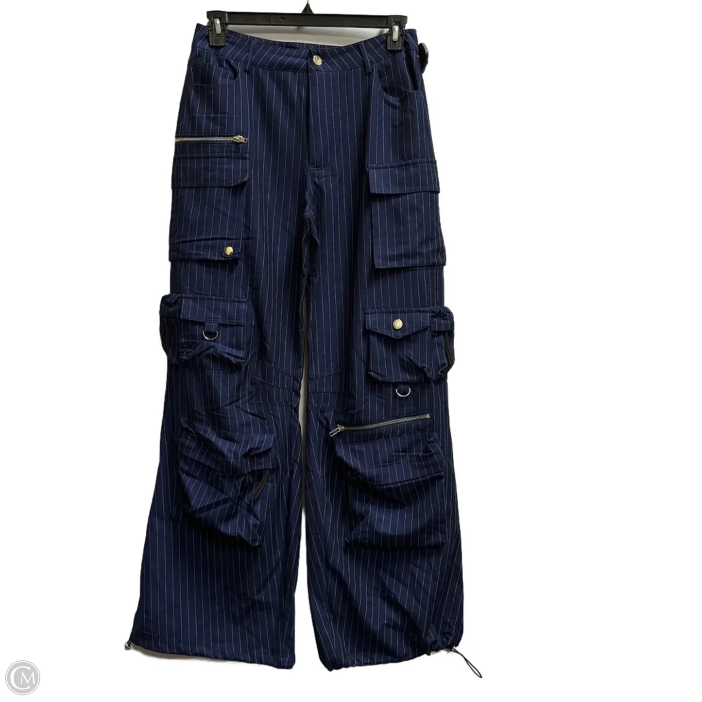 Pants Cargo & Utility By Akira In Blue, Size: L