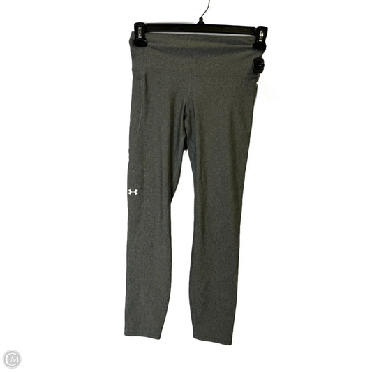 Athletic Leggings By Under Armour In Grey, Size: S