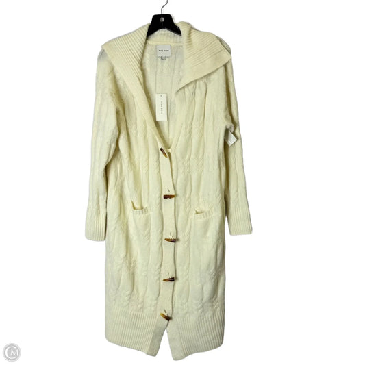 Sweater Cardigan By Pink Rose In Cream, Size: L