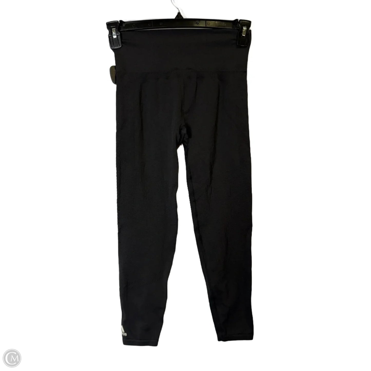 Athletic Leggings By Adidas In Black, Size: M