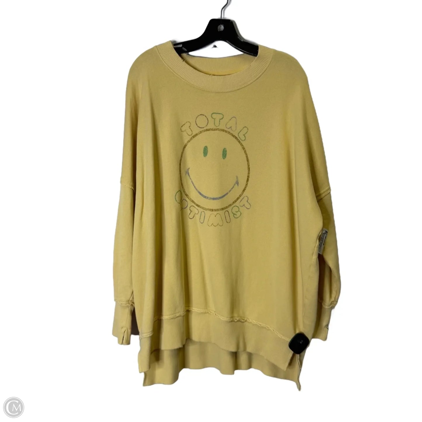 Sweatshirt Crewneck By Aerie In Yellow, Size: S