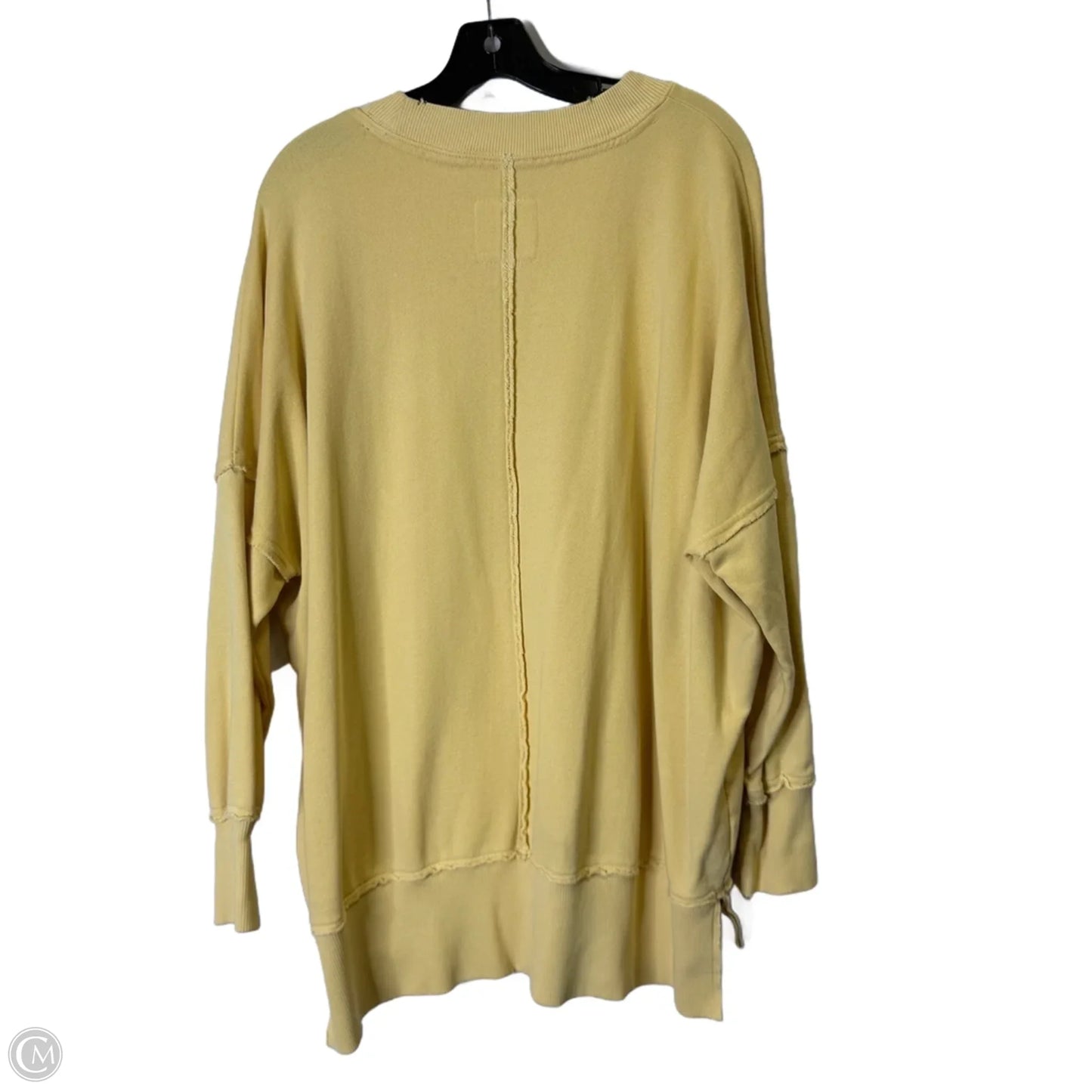 Sweatshirt Crewneck By Aerie In Yellow, Size: S