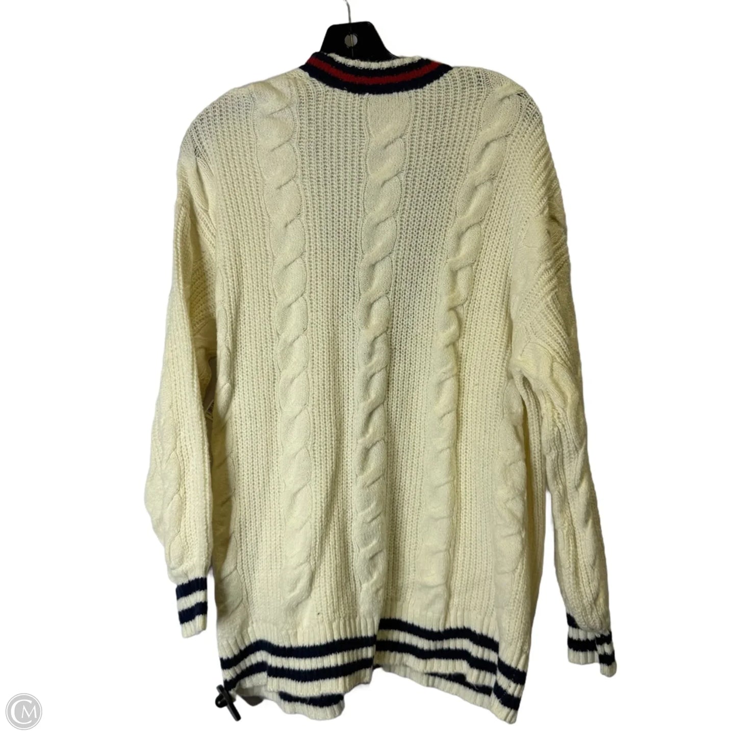 Sweater Cardigan By American Eagle In Cream, Size: S
