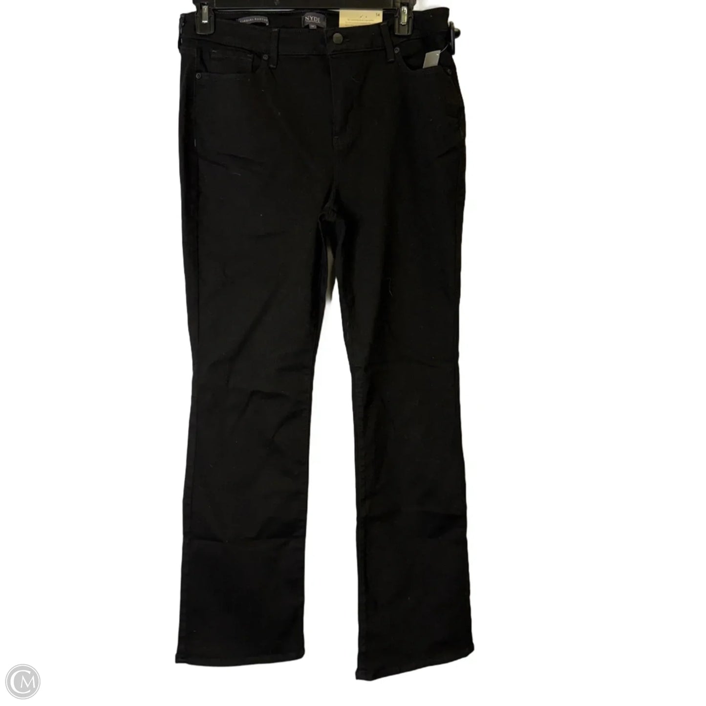 Jeans Boot Cut By Clothes Mentor In Black Denim, Size: 14