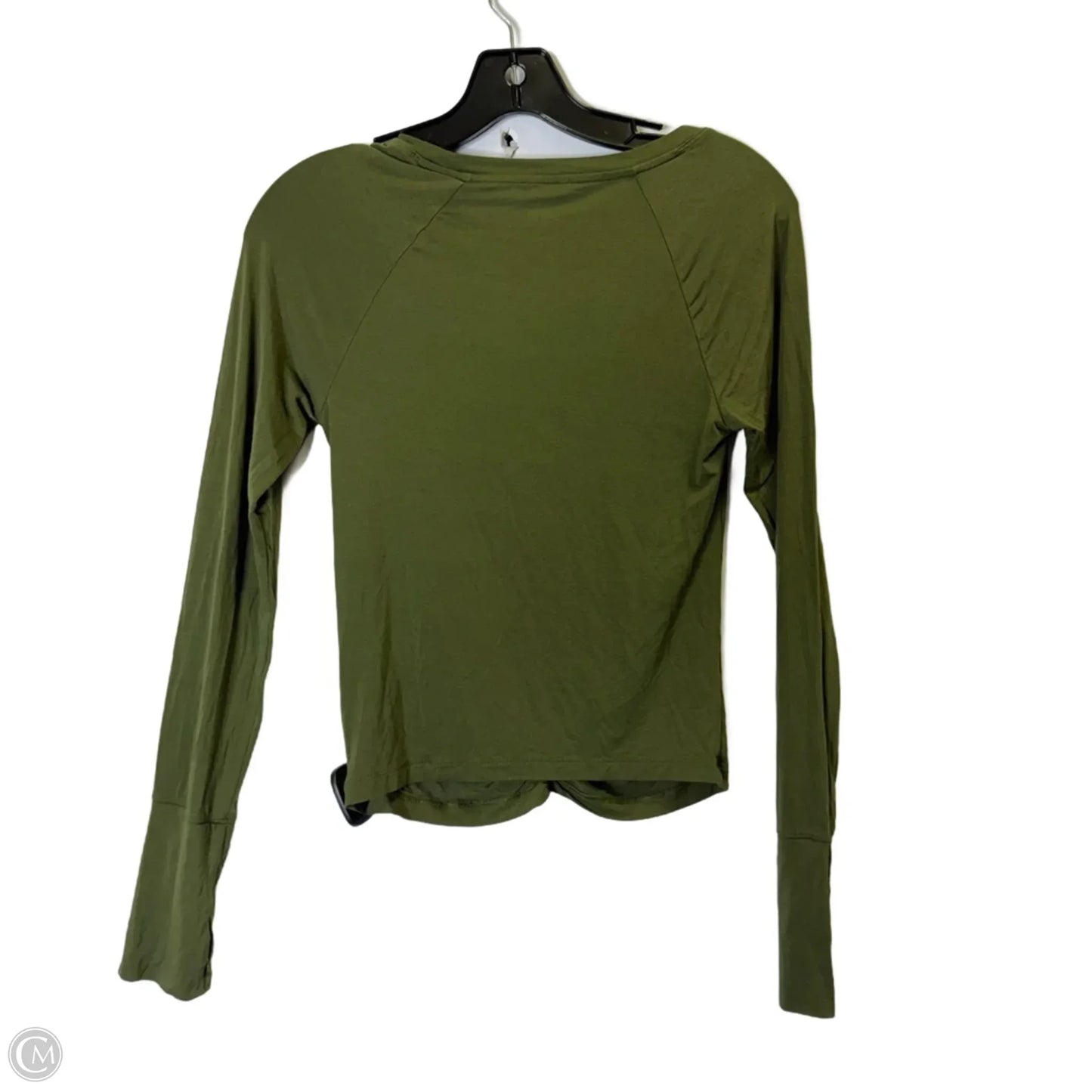 Athletic Top Long Sleeve Crewneck By Offline By Aerie In Green, Size: M