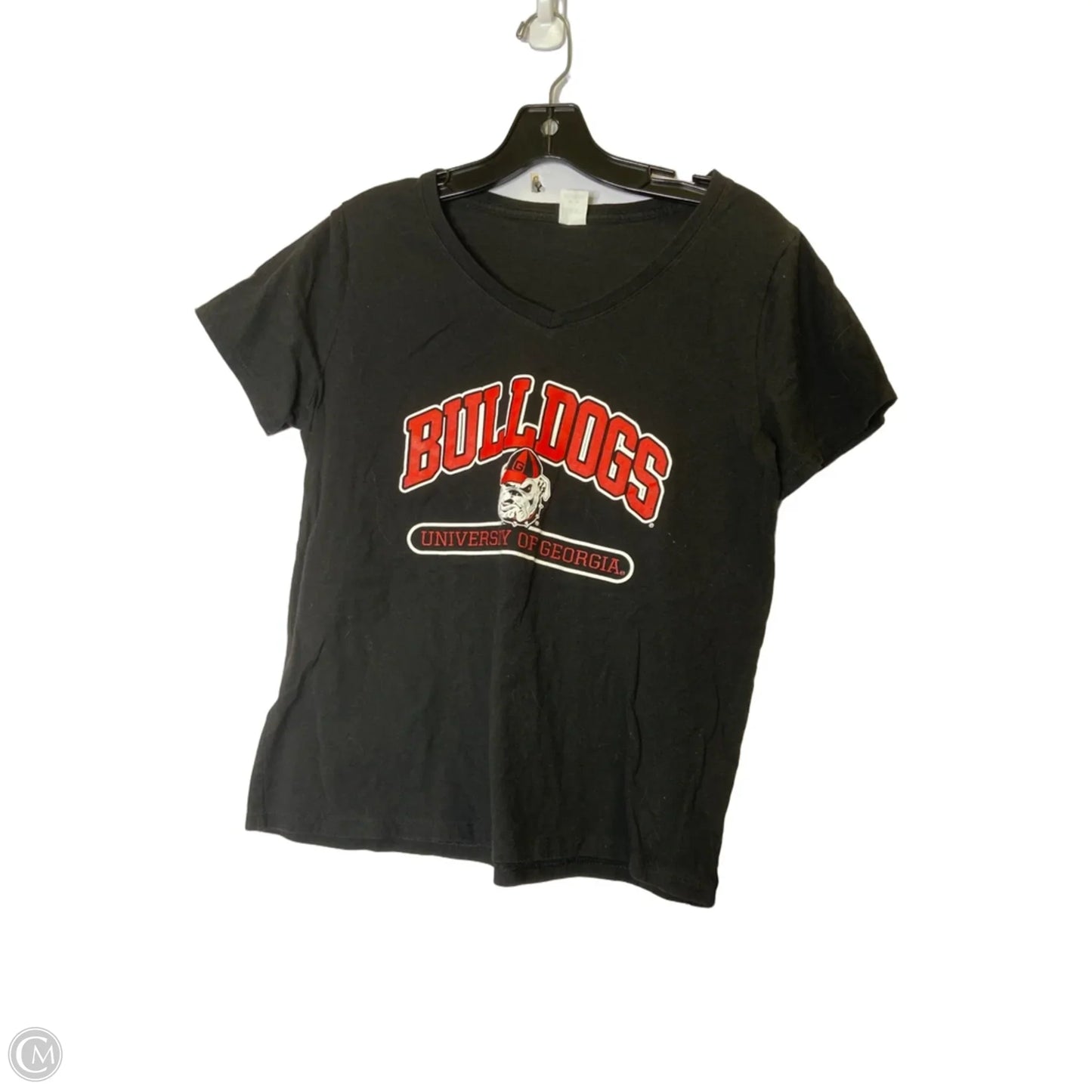 Top Short Sleeve Basic By Hanes In Black, Size: M