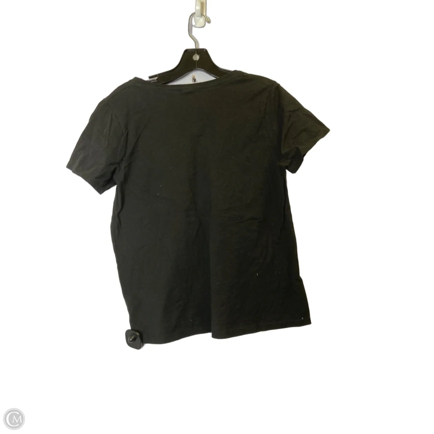 Top Short Sleeve Basic By Hanes In Black, Size: M