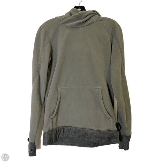 Athletic Sweatshirt Hoodie By Lululemon In Grey, Size: S