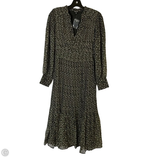 Dress Casual Midi By Madewell In Floral Print, Size: 0