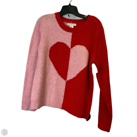Sweater By Cupcakes And Cashmere In Pink & Red, Size: L