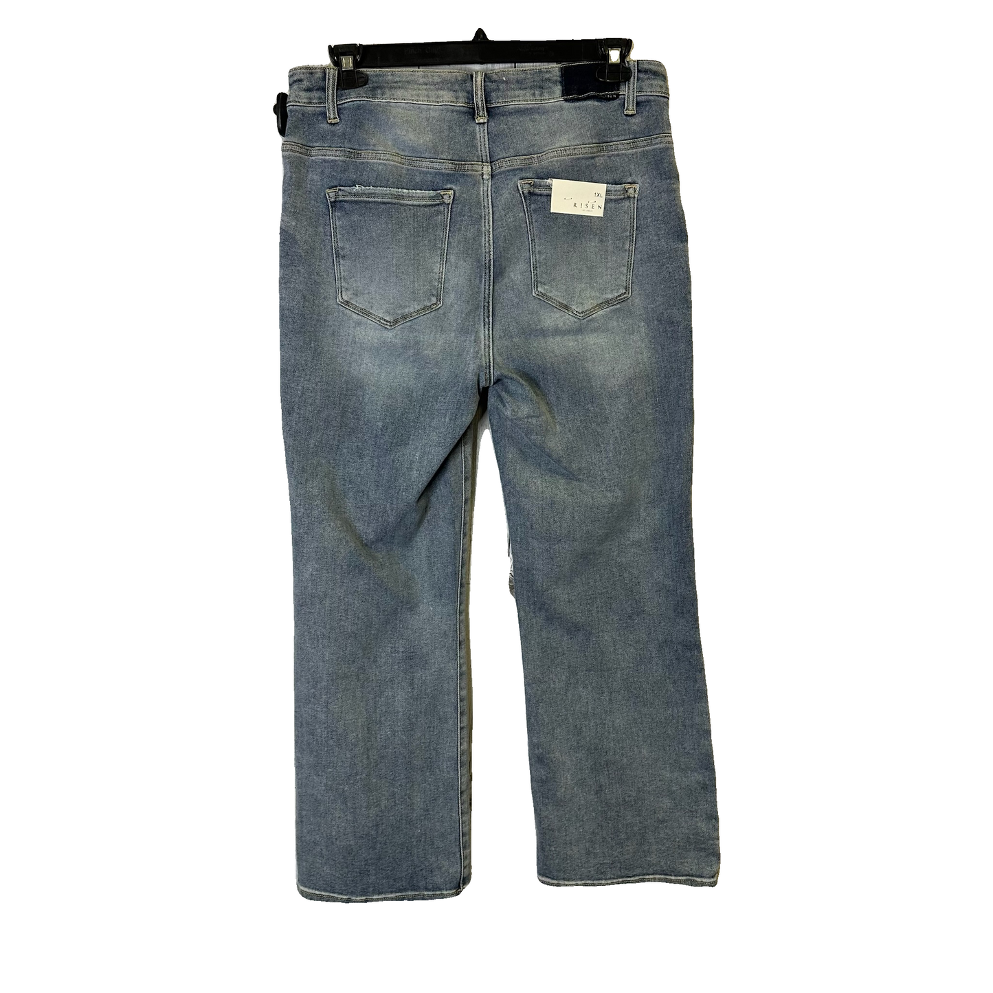 Jeans Straight By Clothes Mentor In Blue Denim, Size: 1x