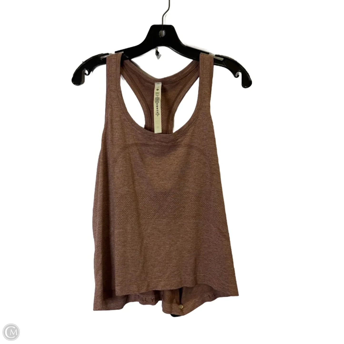 Athletic Tank Top By Lululemon In Pink, Size: 14