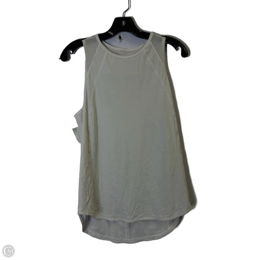 Athletic Tank Top By Lululemon In White, Size: M