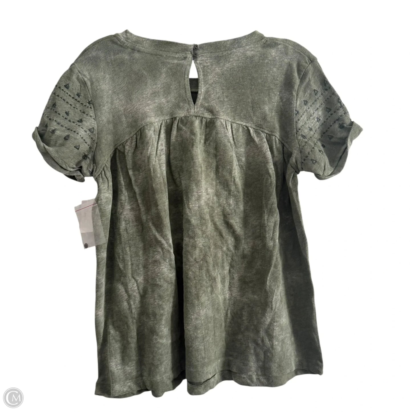 Top Short Sleeve Basic By Akemi And Kin In Green, Size: S