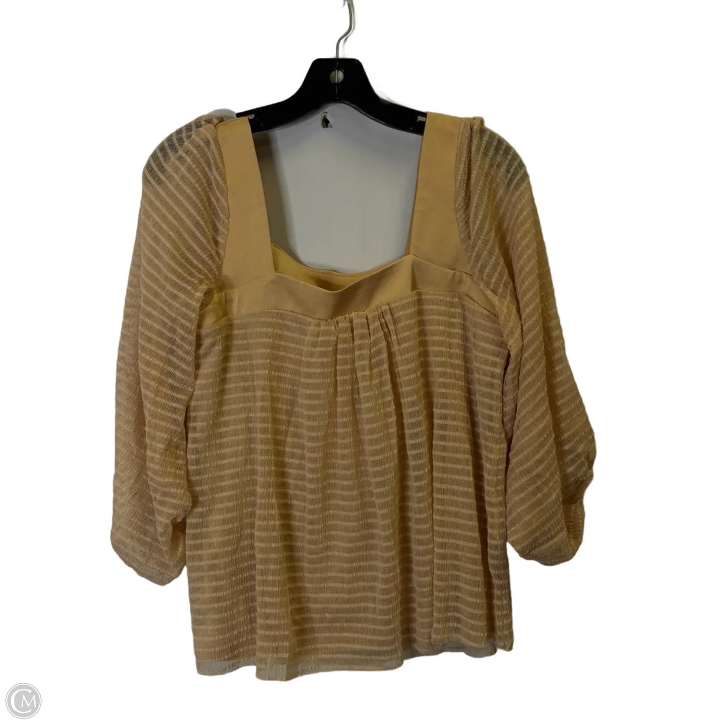 Top Long Sleeve By Meadow Rue In Pink, Size: S