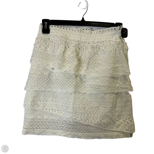 Skirt Mini & Short By Hd In Paris In White, Size: Xs