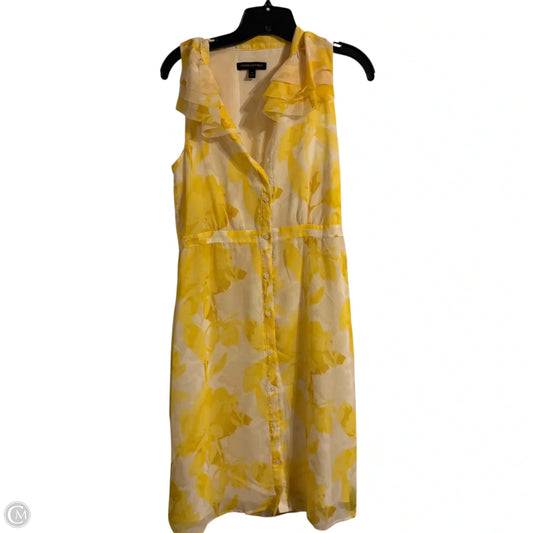 Dress Casual Short By Banana Republic In Yellow, Size: 4