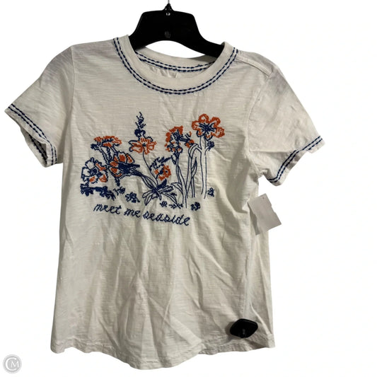 Top Short Sleeve By Pilcro In White, Size: Xs