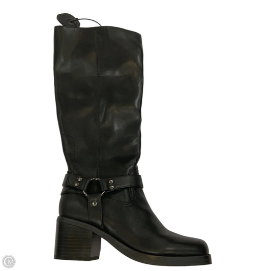 Boots Knee Heels By Marc Fisher In Black, Size: 7.5