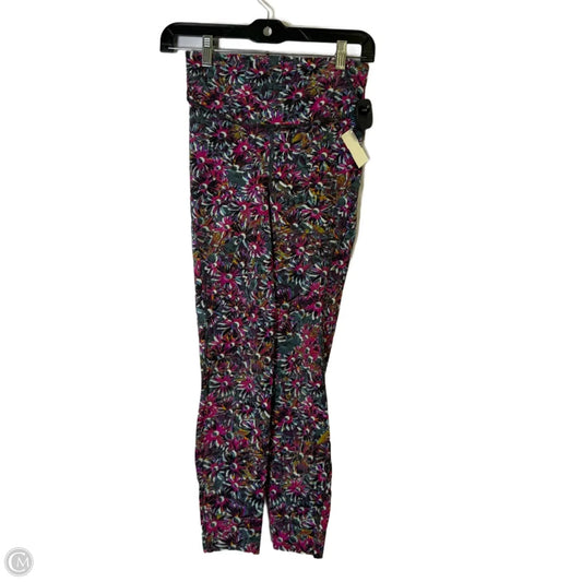 Athletic Leggings By Lululemon In Floral Print, Size: 4