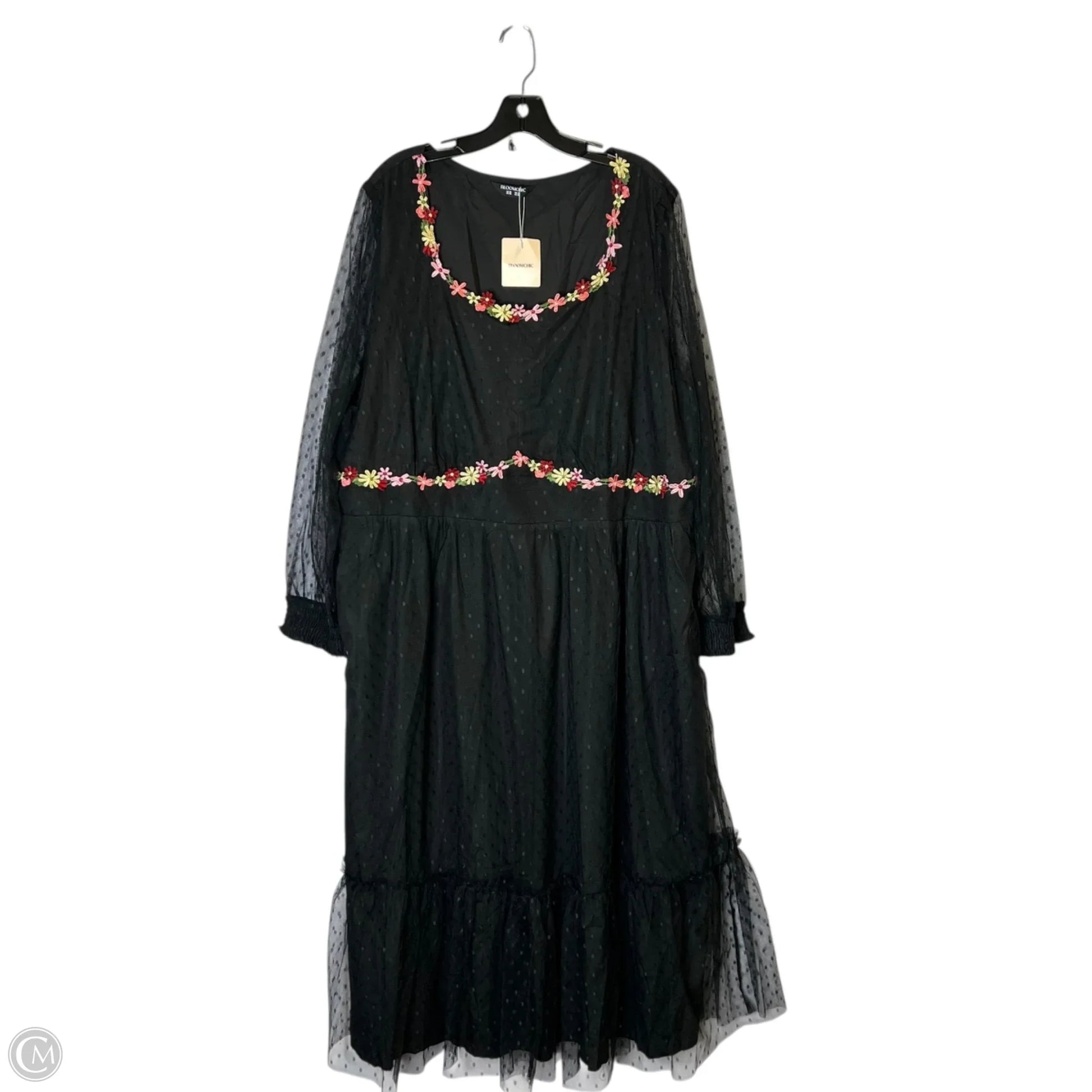 Dress Casual Midi By Bloomchic In Black, Size: 26