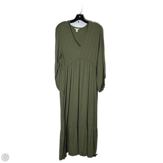 Dress Casual Maxi By Cato In Green, Size: L