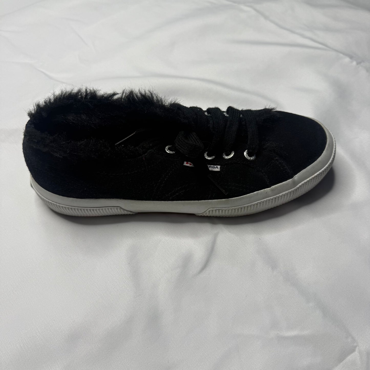 Shoes Flats By Superga In Black, Size: 8