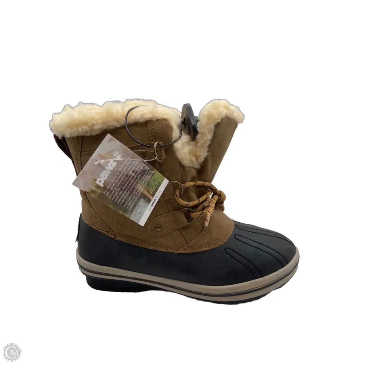 Boots Snow By Clothes Mentor In Brown, Size: 8