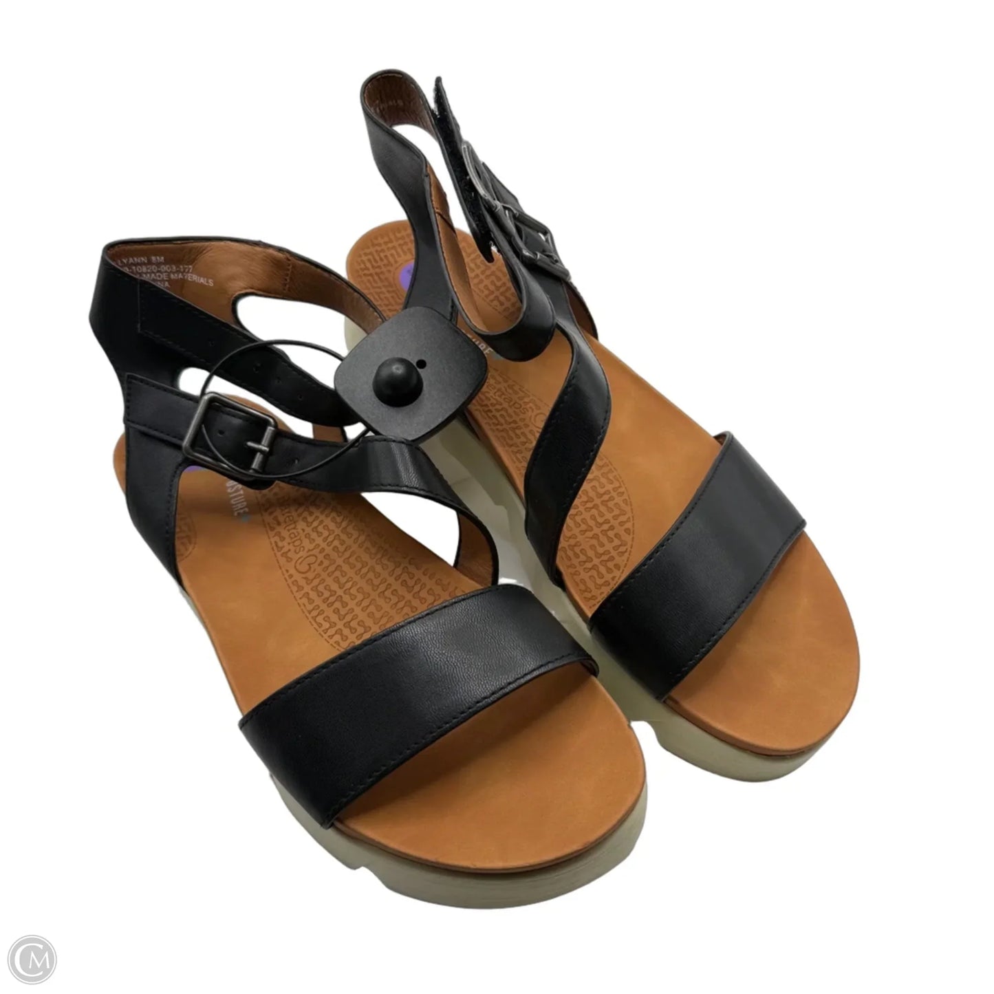 Sandals Heels Platform By Bare Traps In Black, Size: 8