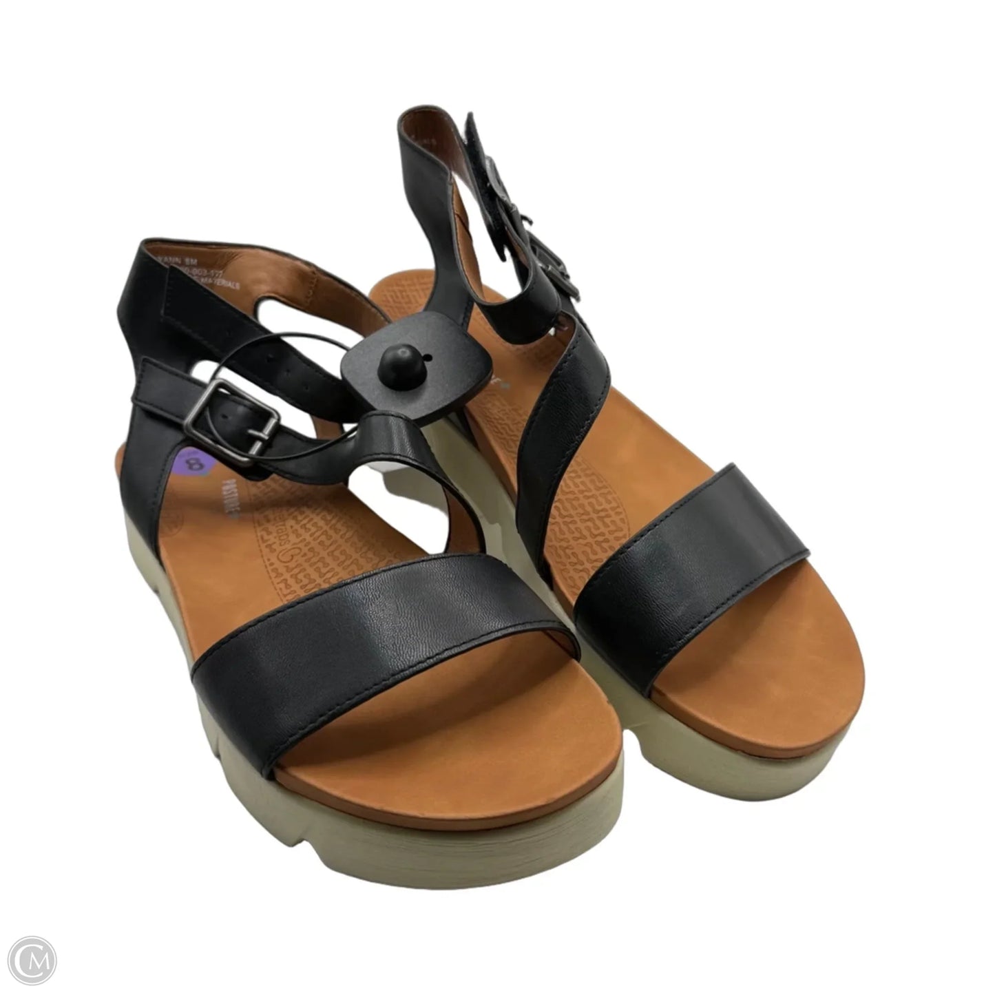 Sandals Heels Platform By Bare Traps In Black, Size: 8