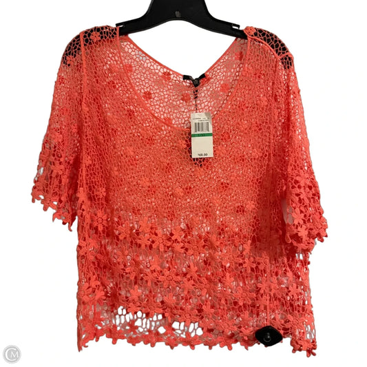 Top Short Sleeve By Cupio In Red, Size: L