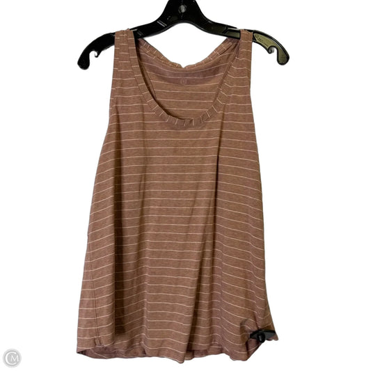Athletic Tank Top By Lululemon In Red, Size: M