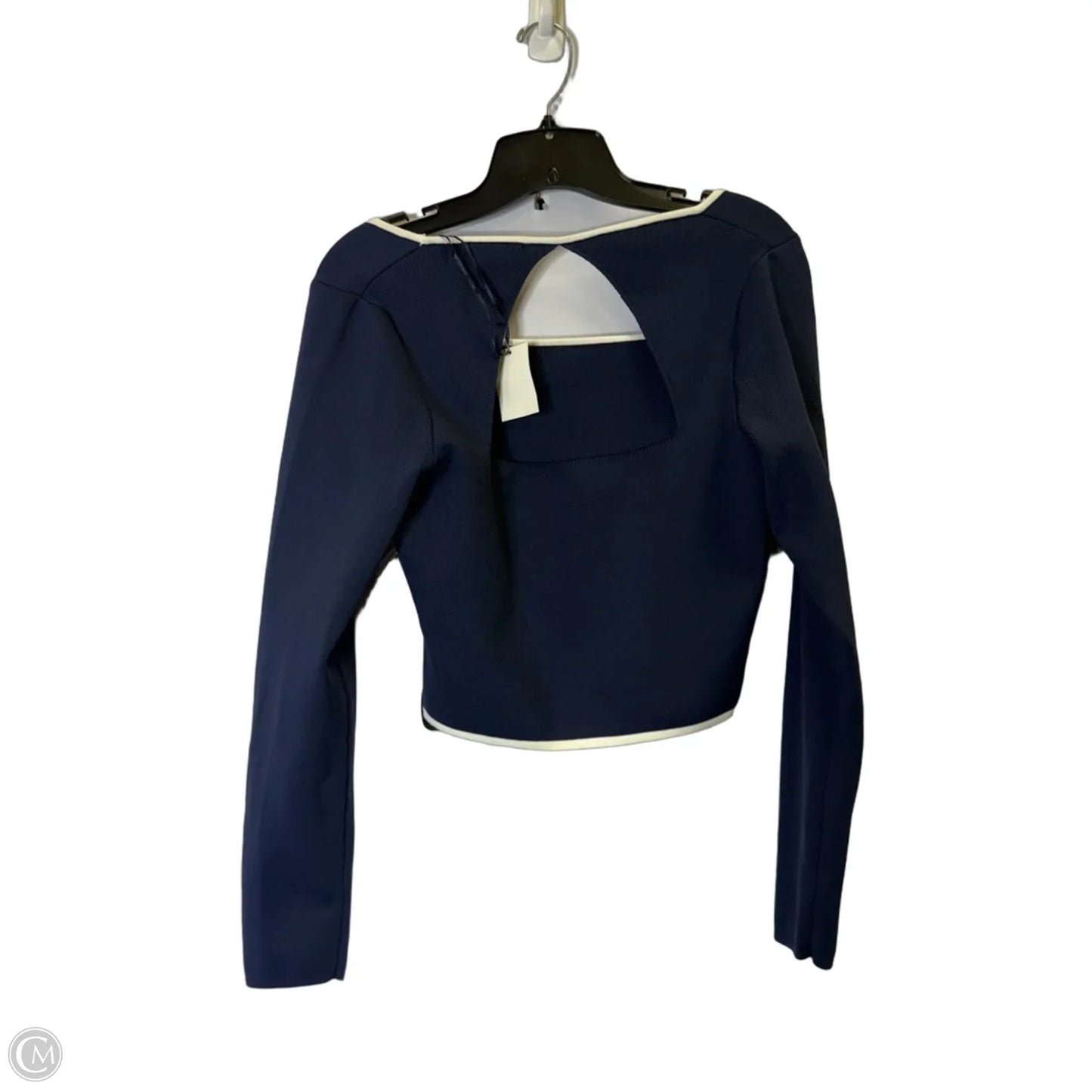 Top Long Sleeve By Sincerely Jules In Blue, Size: L