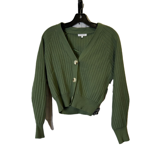 Cardigan By Clothes Mentor In Green, Size: M