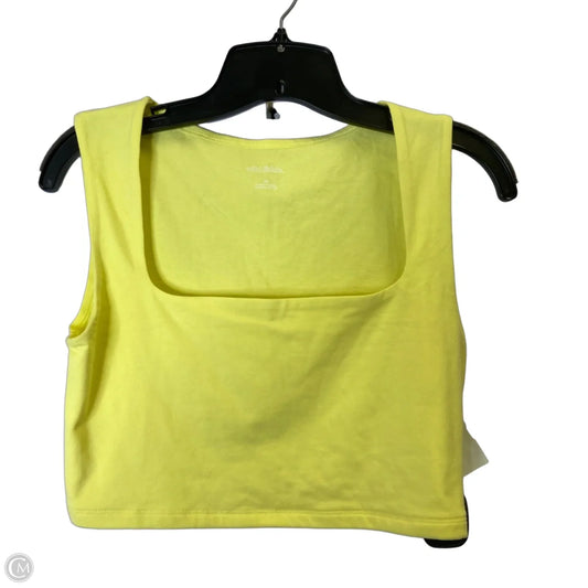 Top Sleeveless By Wild Fable In Yellow, Size: M