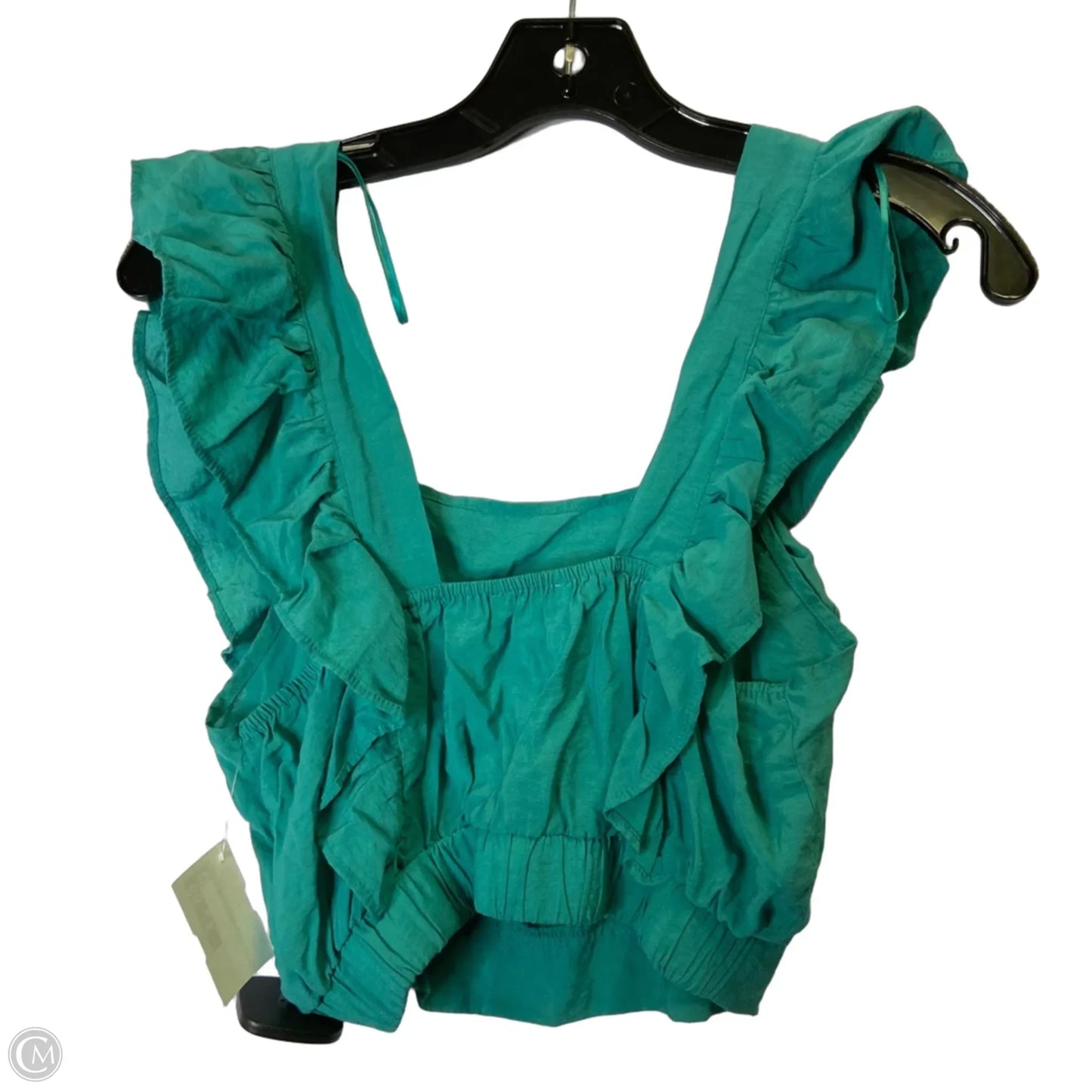 Top Sleeveless By Favlux In Teal, Size: M