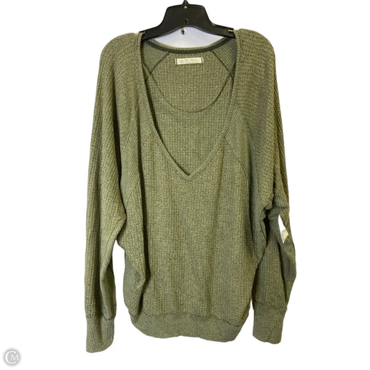 Top Long Sleeve By We The Free In Green, Size: M