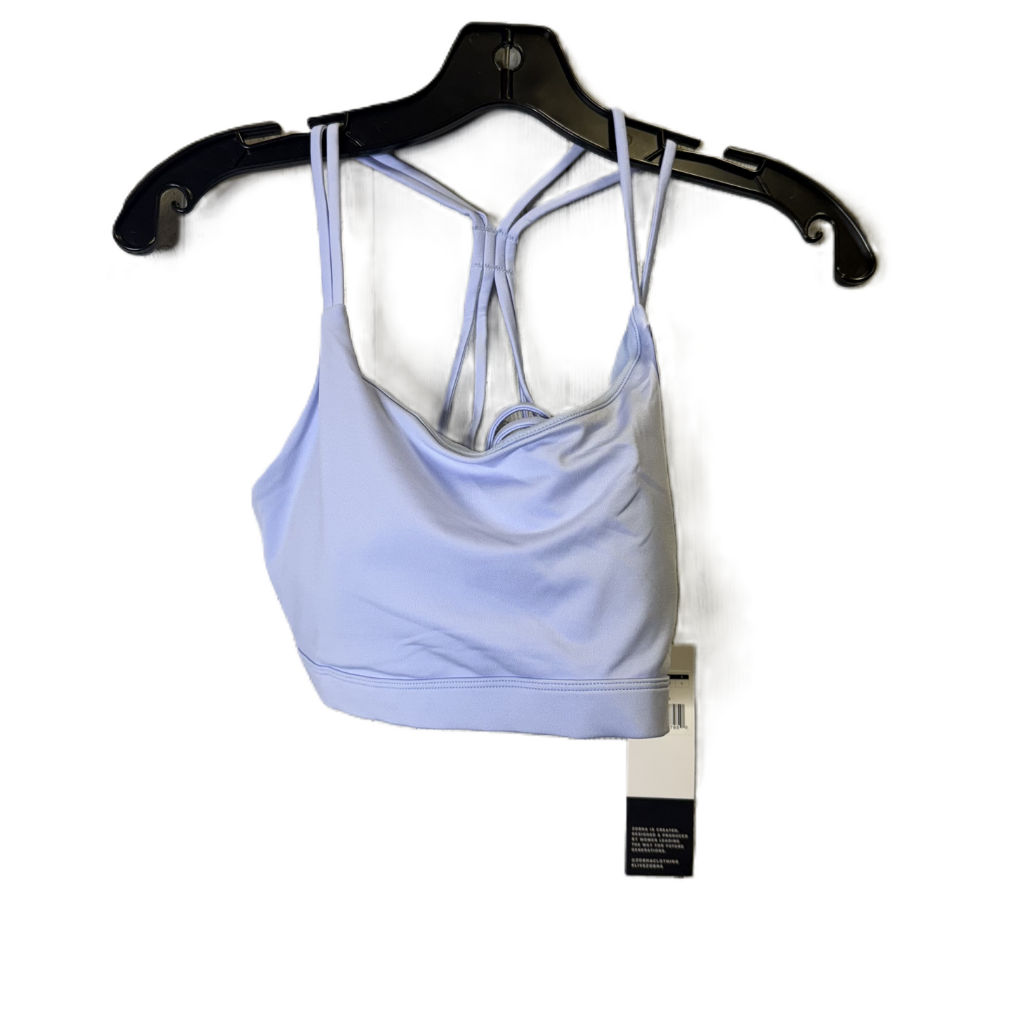 Athletic Bra By Zobha In Blue, Size: L