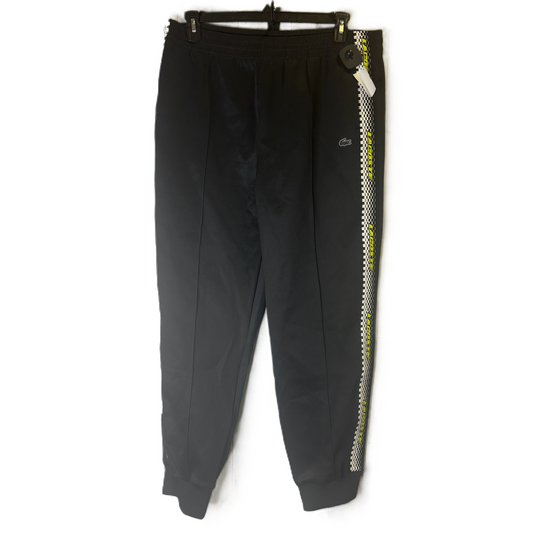 Athletic Pants By Lacoste In Black, Size: L